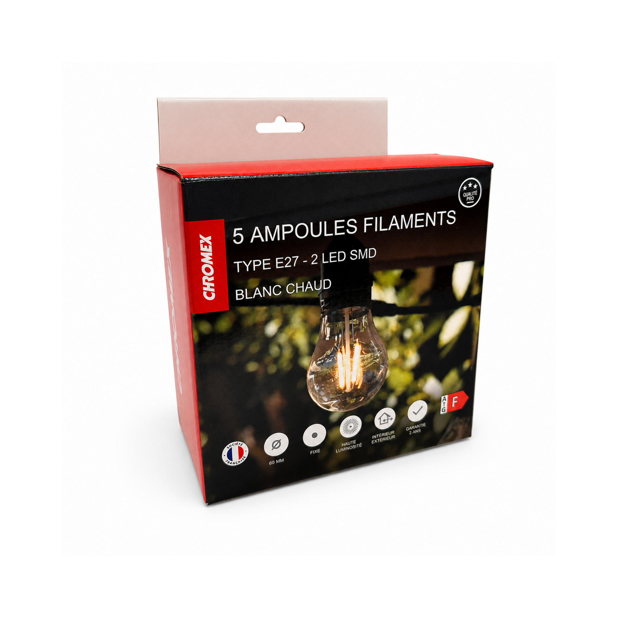 Lot de 5 ampoules E27